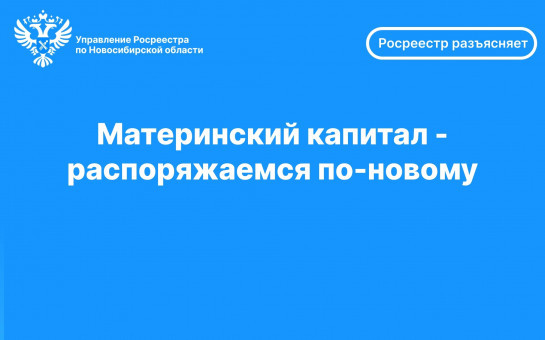 Материнский капитал - распоряжаемся по-новому 